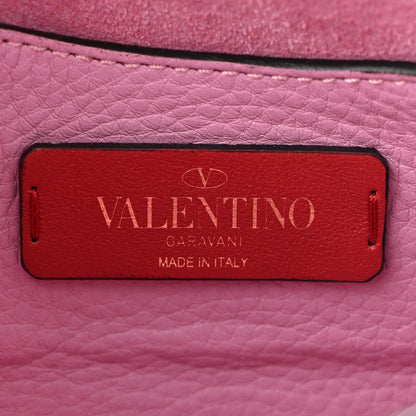 Valentino Garavani Pebbled Calfskin Mini Rockstud Crossbody Bag Giacinto 6 of 12