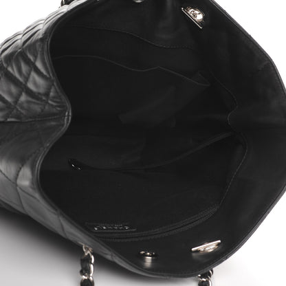 Chanel Calfskin Quilted In The Business North South Tote Black 5 of 7