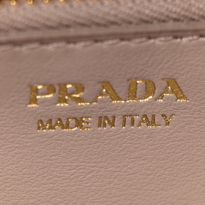 Prada Saffiano Wallet With Shoulder Strap Cipria 10 of 15