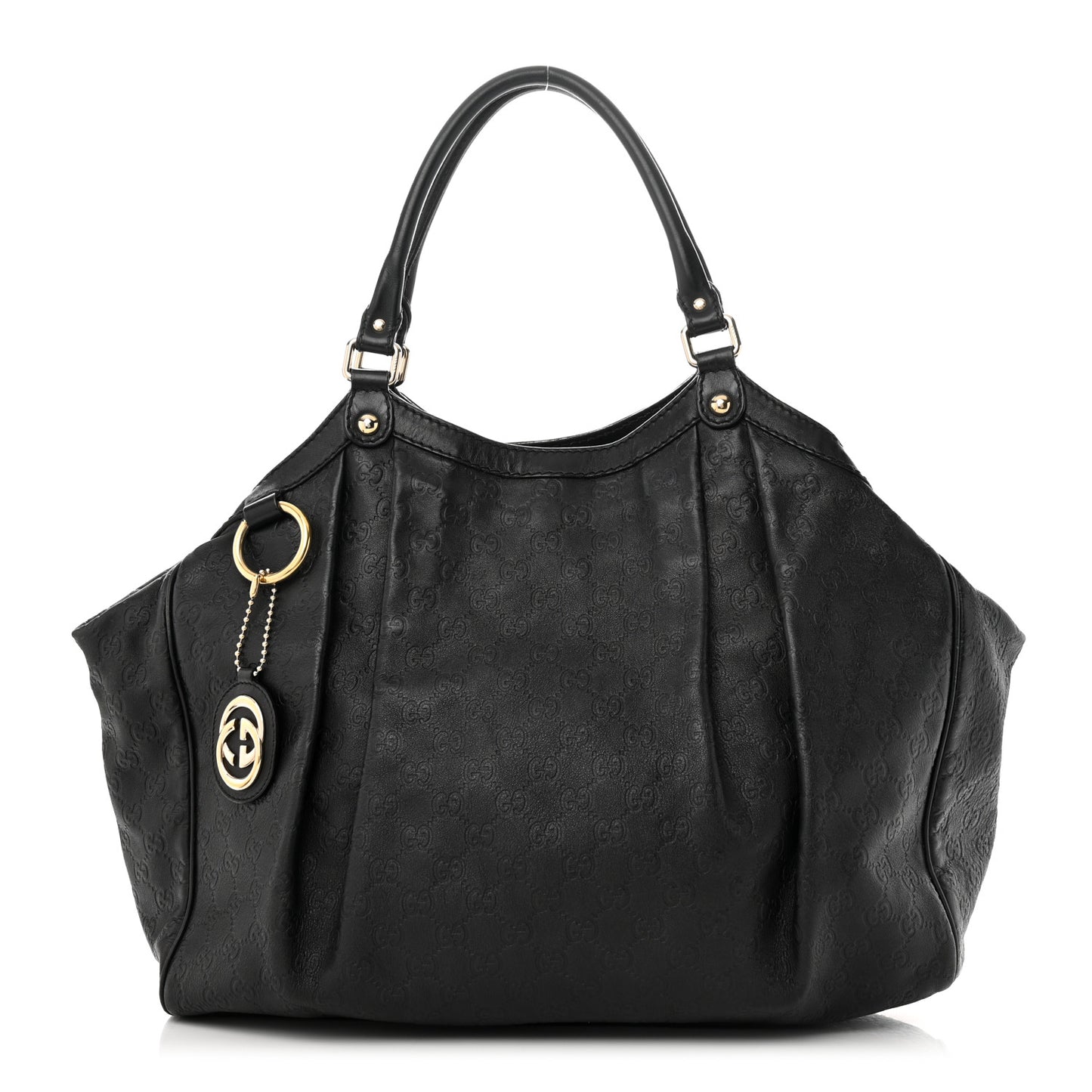 Guccissima Large Sukey Tote Black