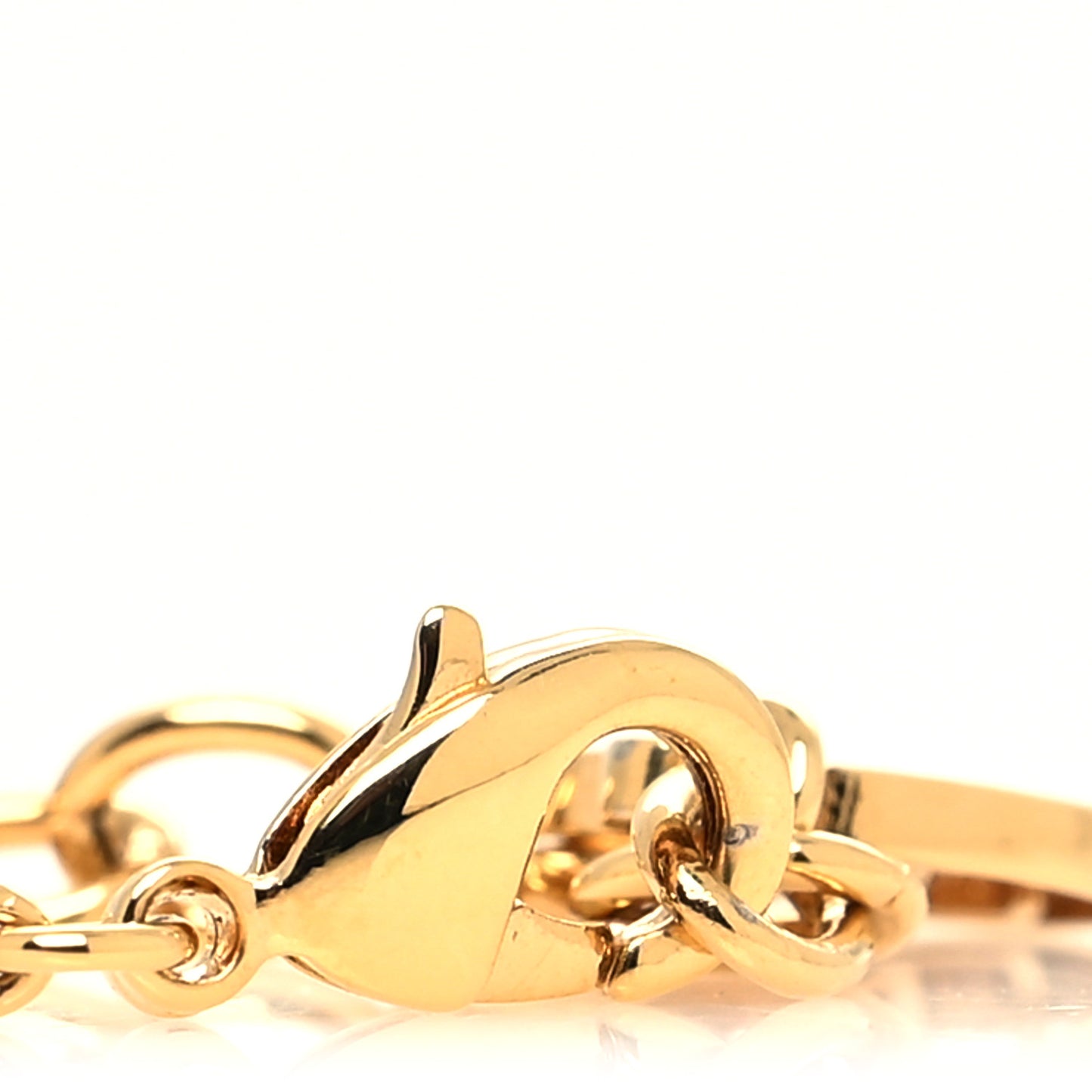 Metal Crystal LV Iconic Bracelet Gold