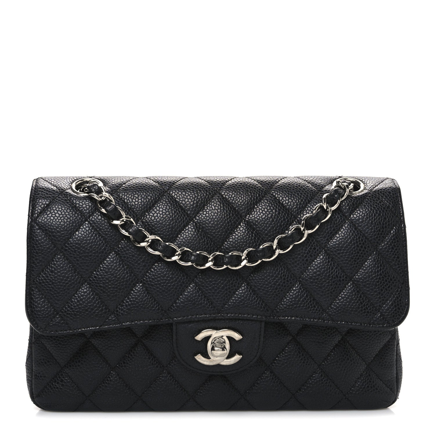Chanel Caviar Quilted Small Double Flap Black 1 of 11