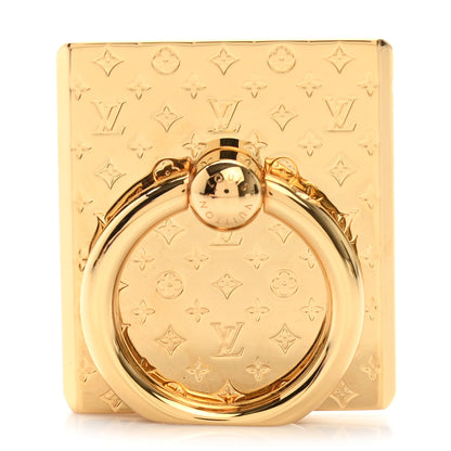 Louis Vuitton Nanogram Phone Ring Holder Gold 1 of 5