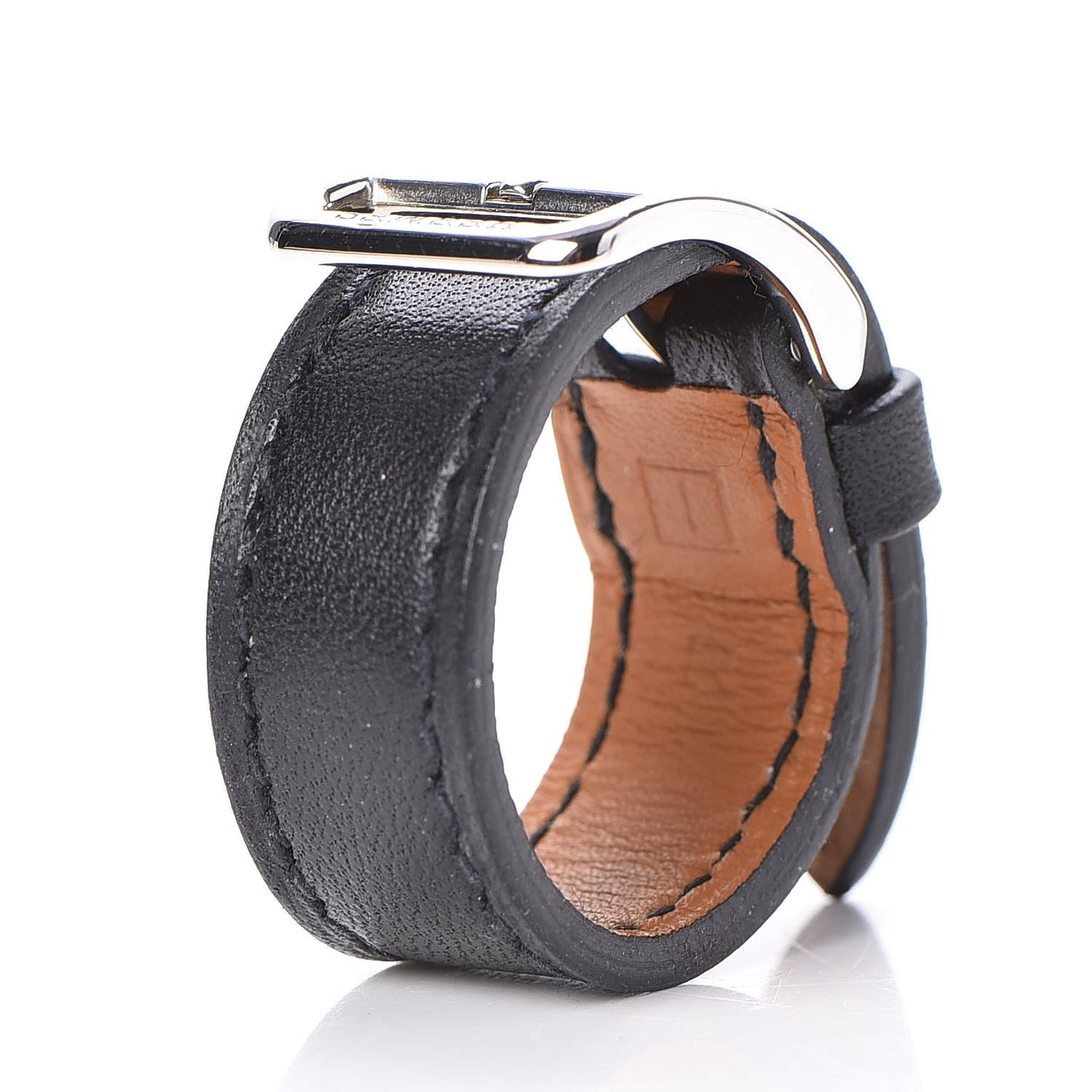 Tadelakt Etriviere Scarf Ring Black