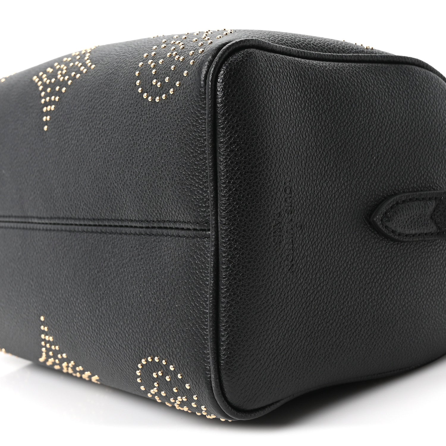 Louis Vuitton Empreinte Monogram Giant Studded Speedy Bandouliere 25 Black 9 of 9