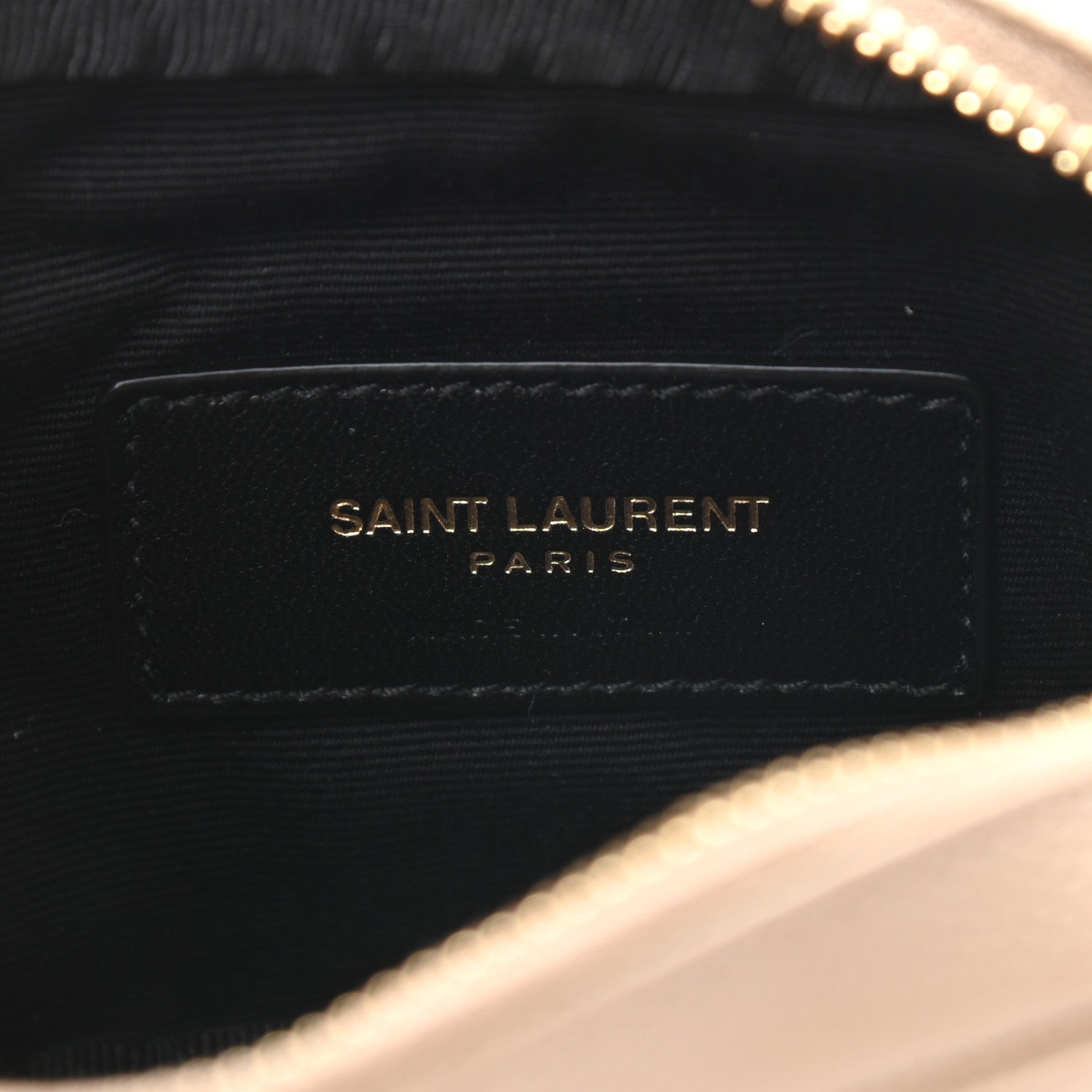 Saint Laurent Grain De Poudre Matelasse Monogram Baby Lou Camera Bag Dark Beige 6 of 9
