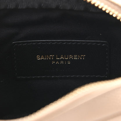 Saint Laurent Grain De Poudre Matelasse Monogram Baby Lou Camera Bag Dark Beige 6 of 9