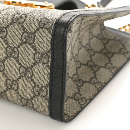 Gucci GG Supreme Monogram Small Padlock Tote Black 10 of 10