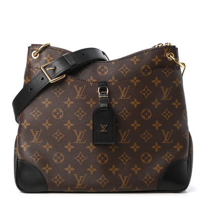Louis Vuitton Monogram Odeon MM Black 1 of 4