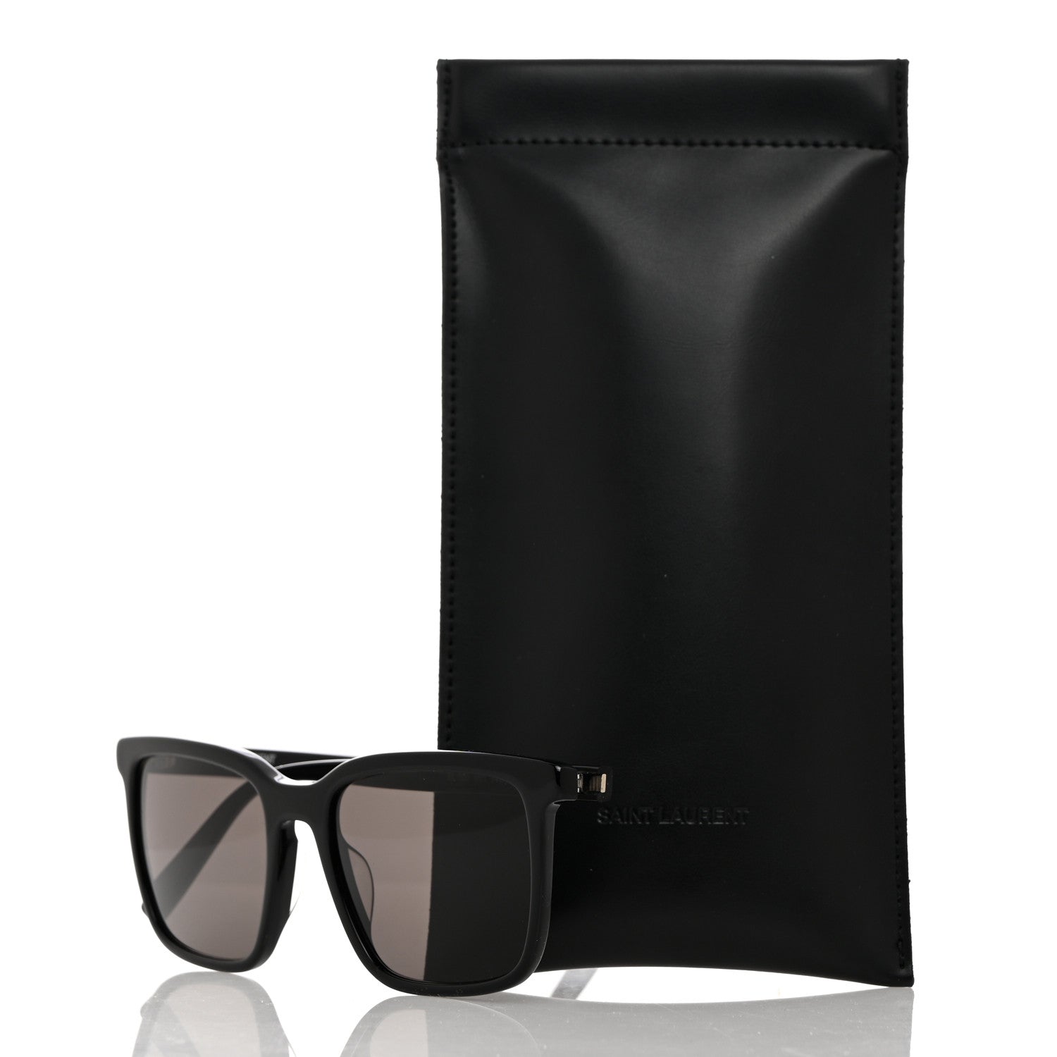 Saint Laurent Acetate Sunglasses SL 500 Black 8 of 8