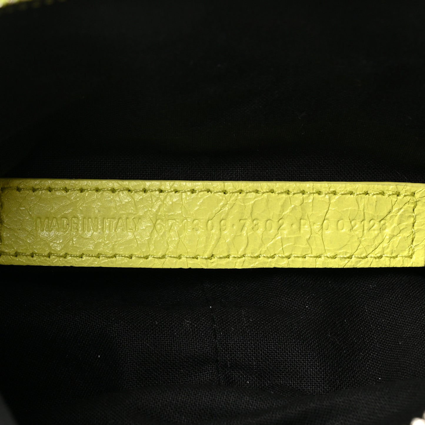 Agneau Arena Le Cagole Shoulder Bag XS Lime