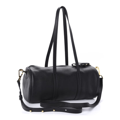 Mansur Gavriel Pebbled Calfskin Mini Duffel Bag Black 4 of 10