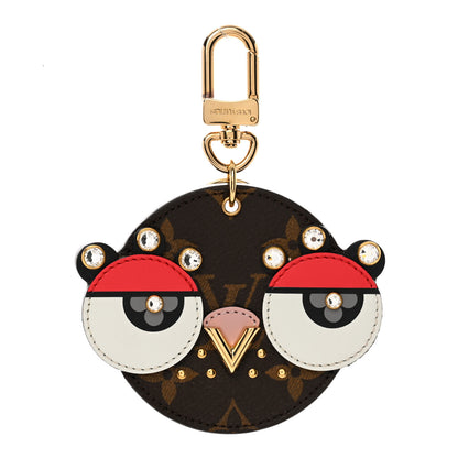 Louis Vuitton Monogram Animal Faces Bird Bag Charm 1 of 3