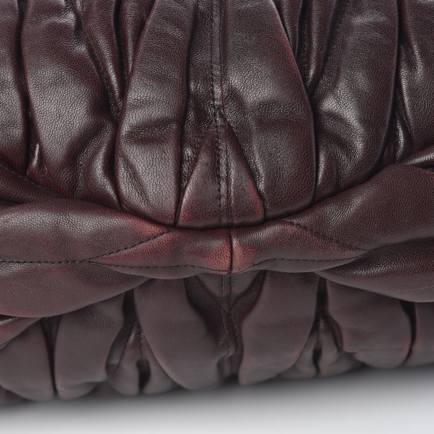 Nappa Matelasse Satchel Brown