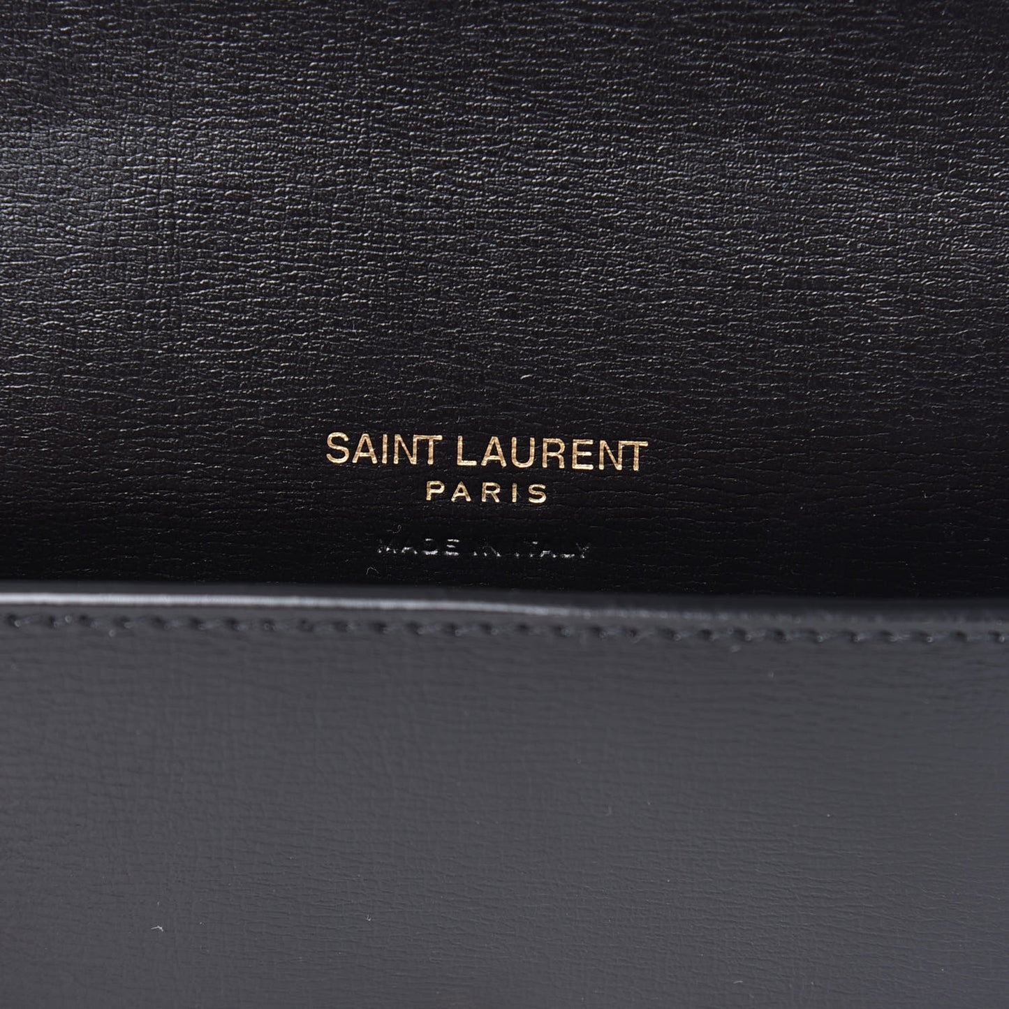 Smooth Calfskin Monogram Phone Holder Crossbody Black