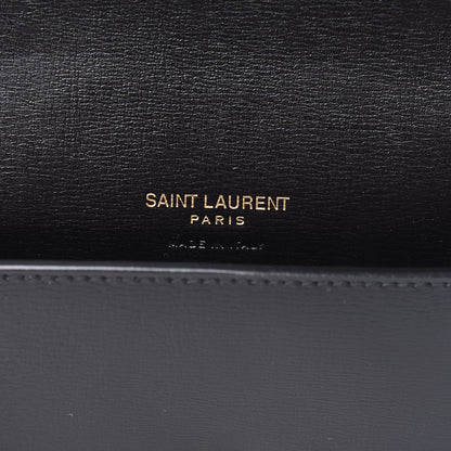 Saint Laurent Smooth Calfskin Monogram Phone Holder Crossbody Black 5 of 9