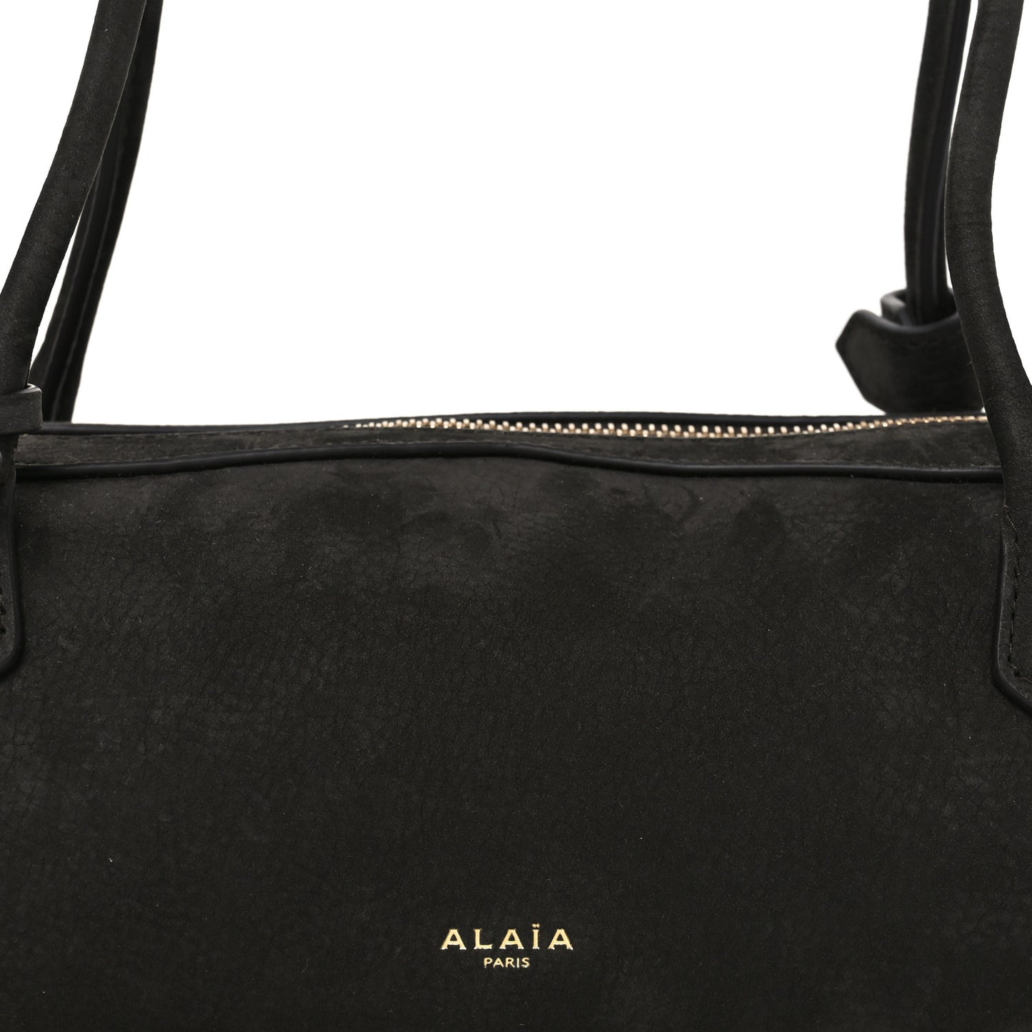 Nubuck Medium Le Teckel Bag Black Anthracite