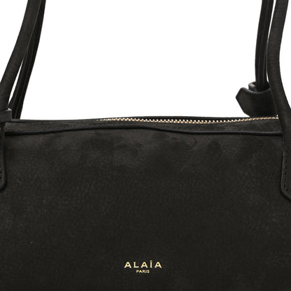 Alaia Nubuck Medium Le Teckel Bag Black Anthracite 7 of 9
