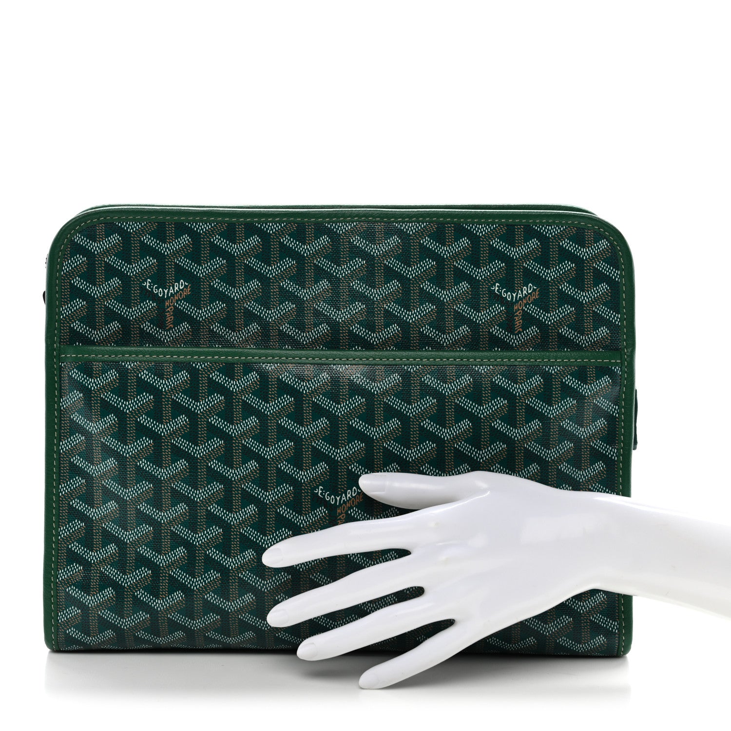 Goyard Goyardine Jouvence Toiletry Pouch Green 3 of 10
