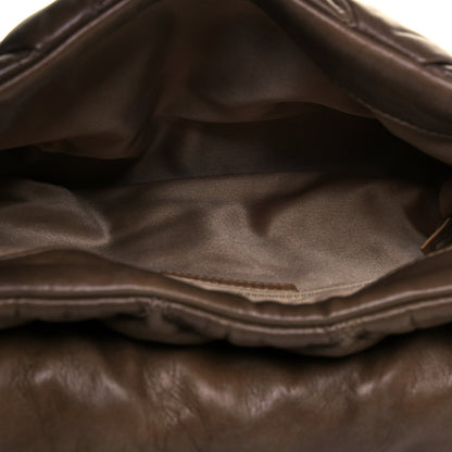 Chanel Lambskin Bubble Quilt Flap Brown 5 of 14