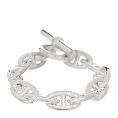 Hermes Sterling Silver TGM Chaine d'Ancre Bracelet 1 of 4