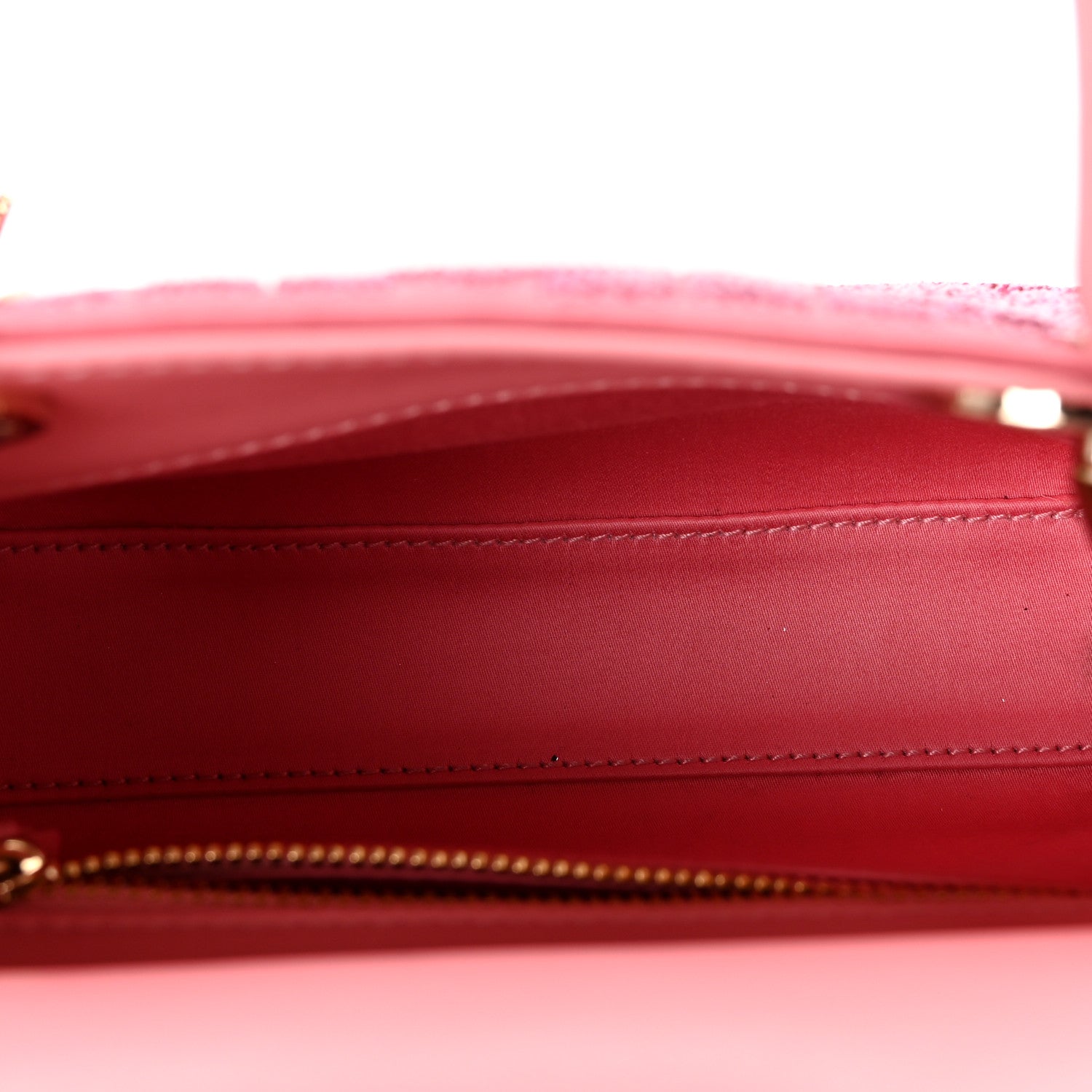 Christian Dior Lambskin Cannage Beaded Embroidered Mini Lady Dior Light Pink 5 of 10
