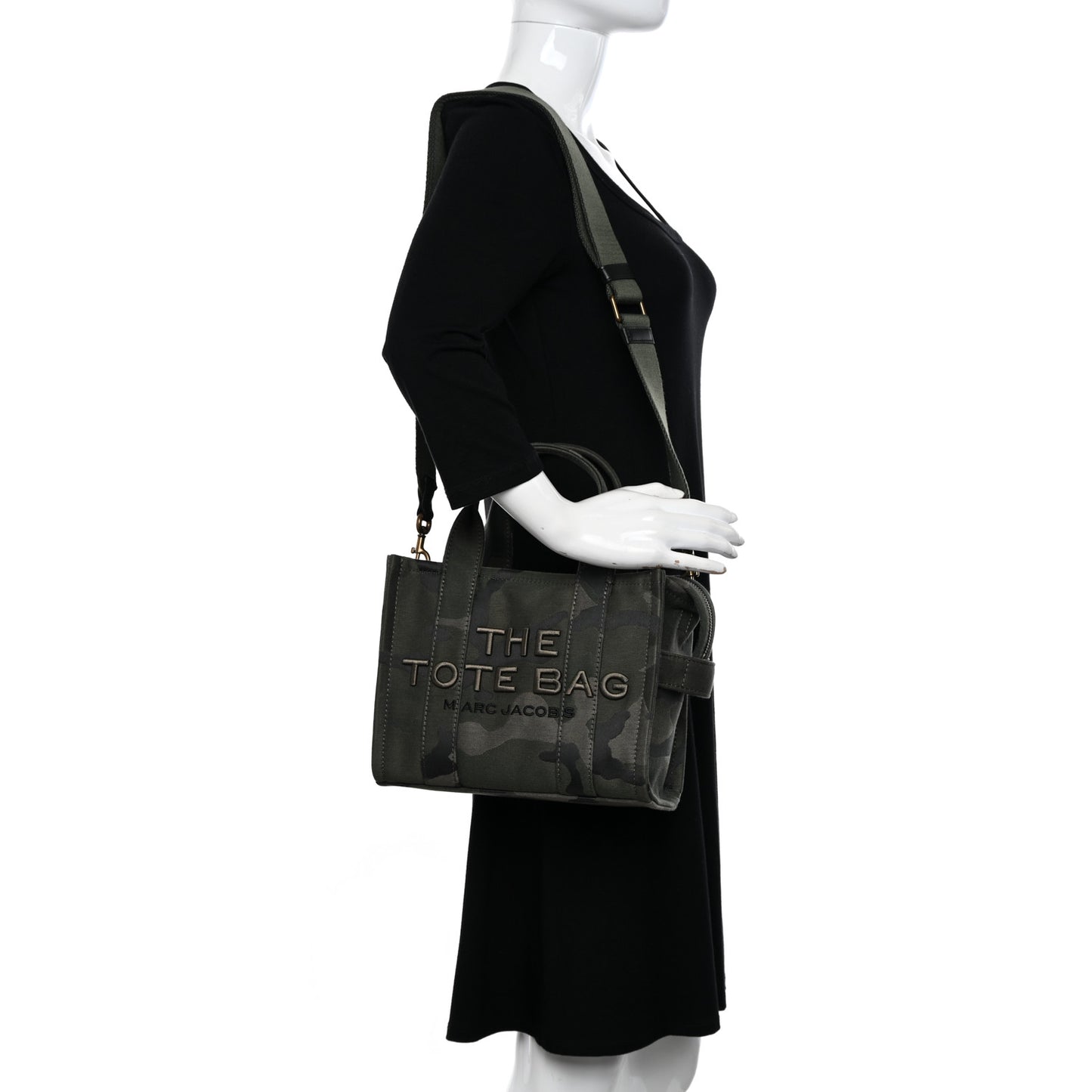 Canvas Camouflage Small The Tote Bag Khaki