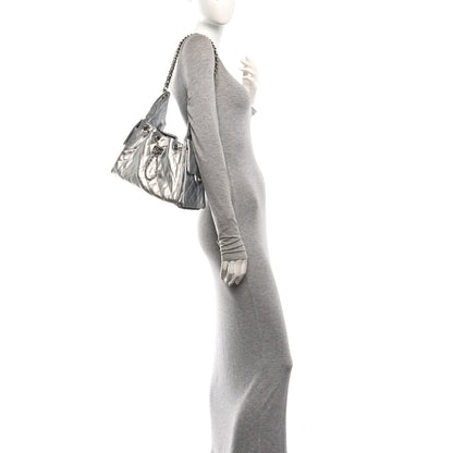 Chanel Metallic Caviar Quilted Small Chanel 25 Handbag Silver 2 of 10