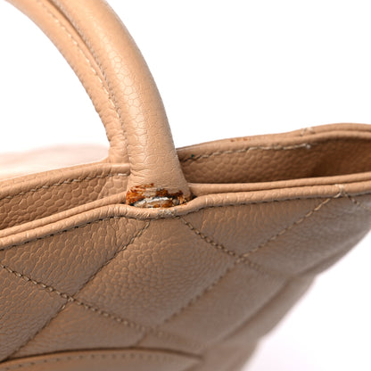 Chanel Caviar Quilted Medallion Tote Beige 15 of 16