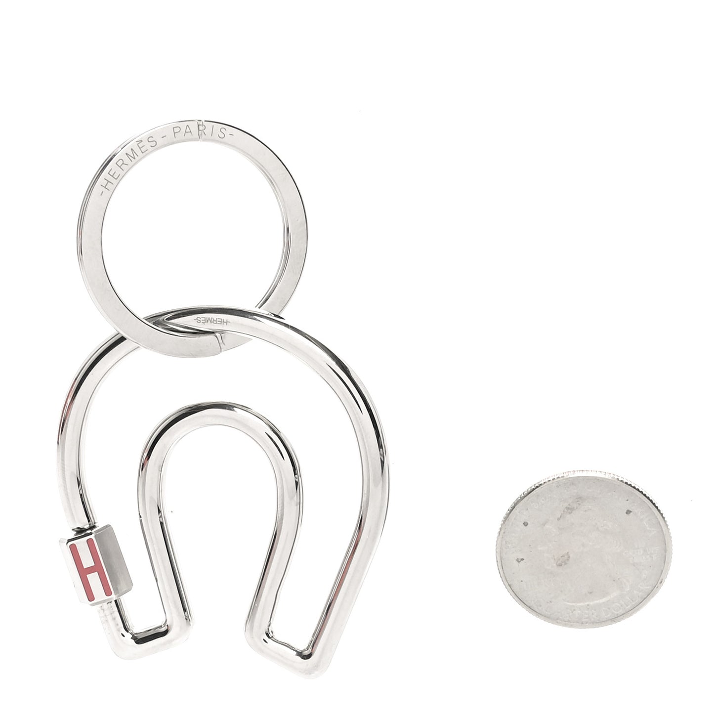 Stainless Steel Fer a Cheval Key Ring