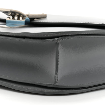 Celine Box Calfskin Medium Classic Box Flap Bag Zinc 9 of 14