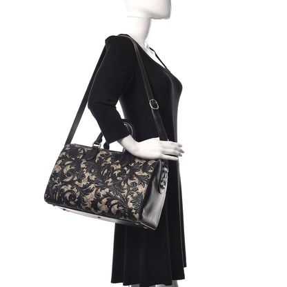 Gucci GG Supreme Monogram Arabesque Medium Boston Black 2 of 12