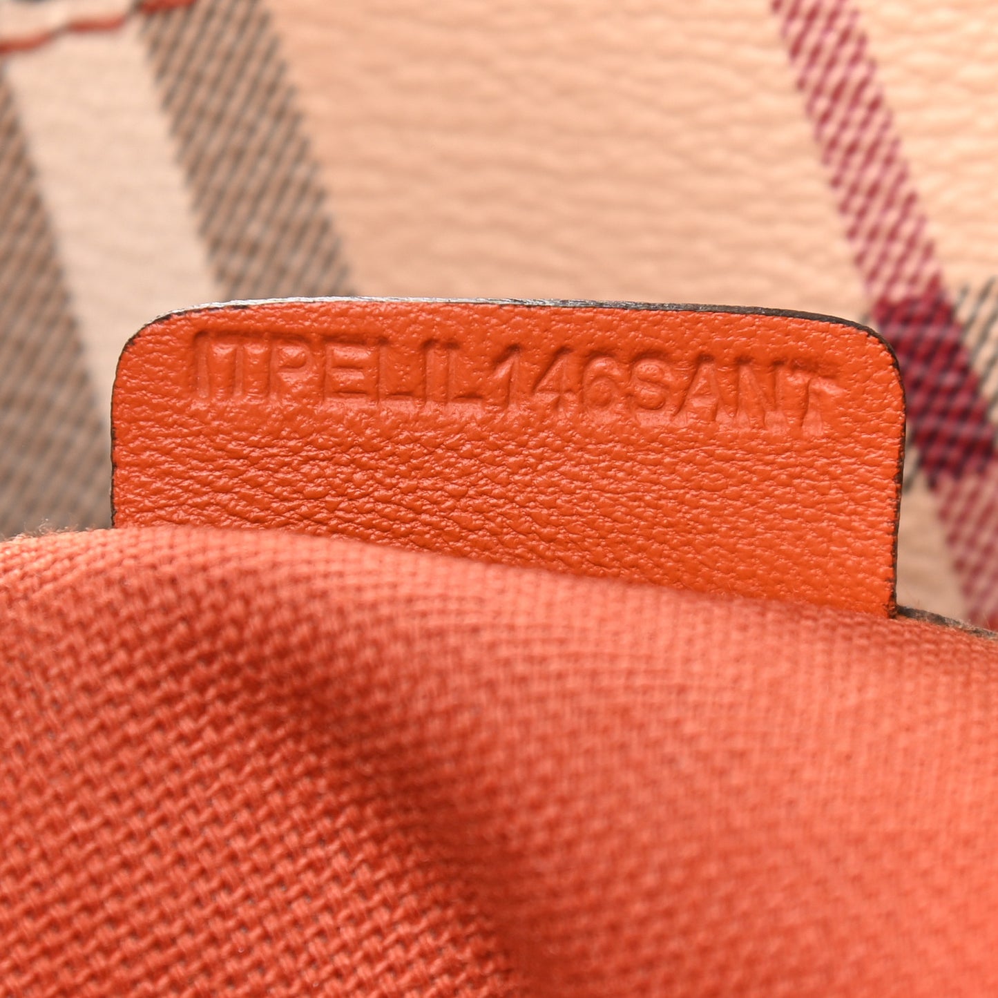Haymarket Check Small Canterbury Tote Burnt Amber