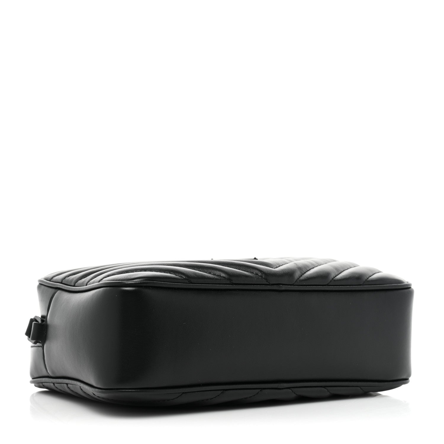 Saint Laurent Calfskin Matelasse Monogram Monochrome Lou Camera Bag Black 4 of 8