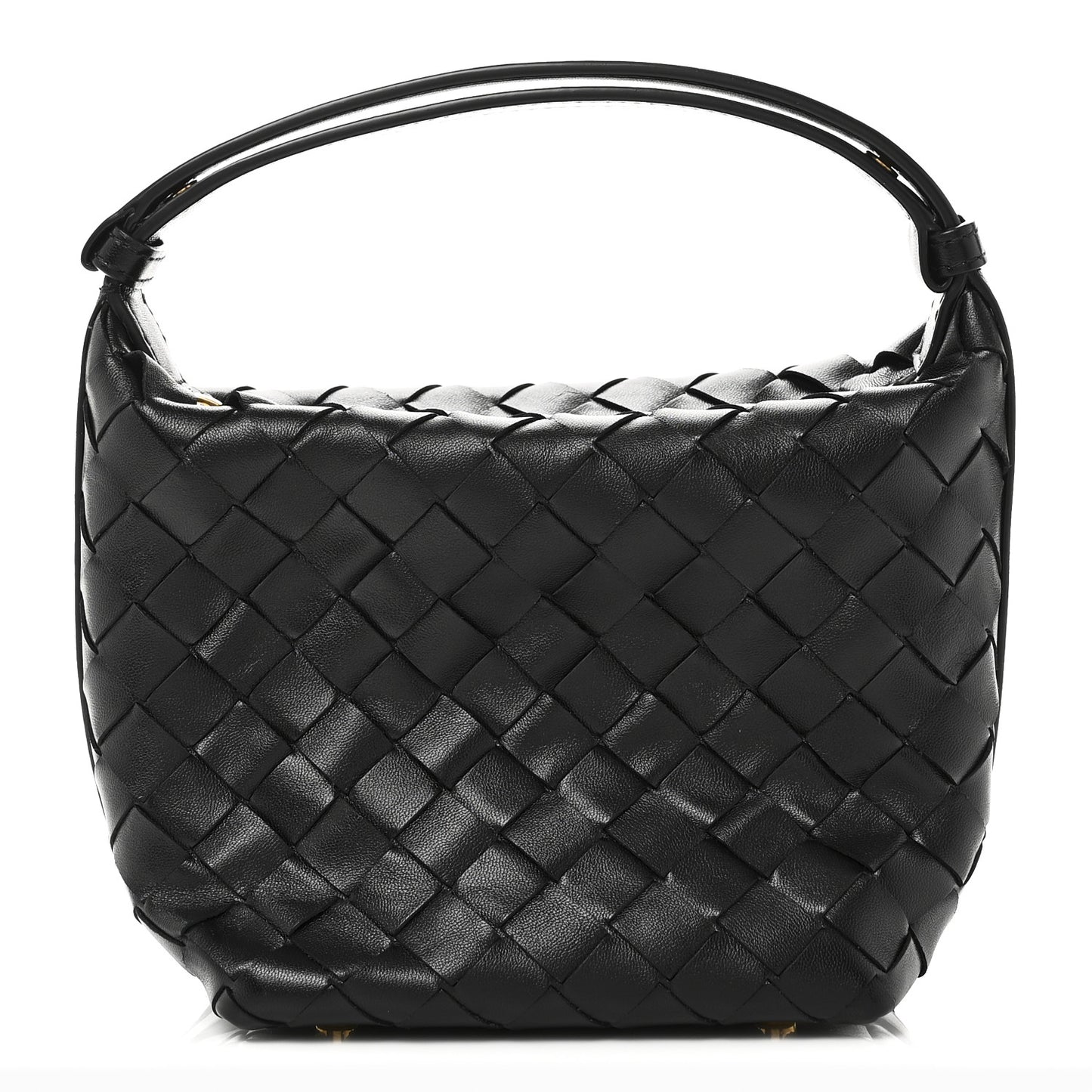 Calfskin Nappa Intrecciato Mini Wallace Black