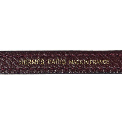Hermes Epsom Horseshoe Mini Kelly Sellier 20 Bordeaux Vert Bosphore 8 of 13