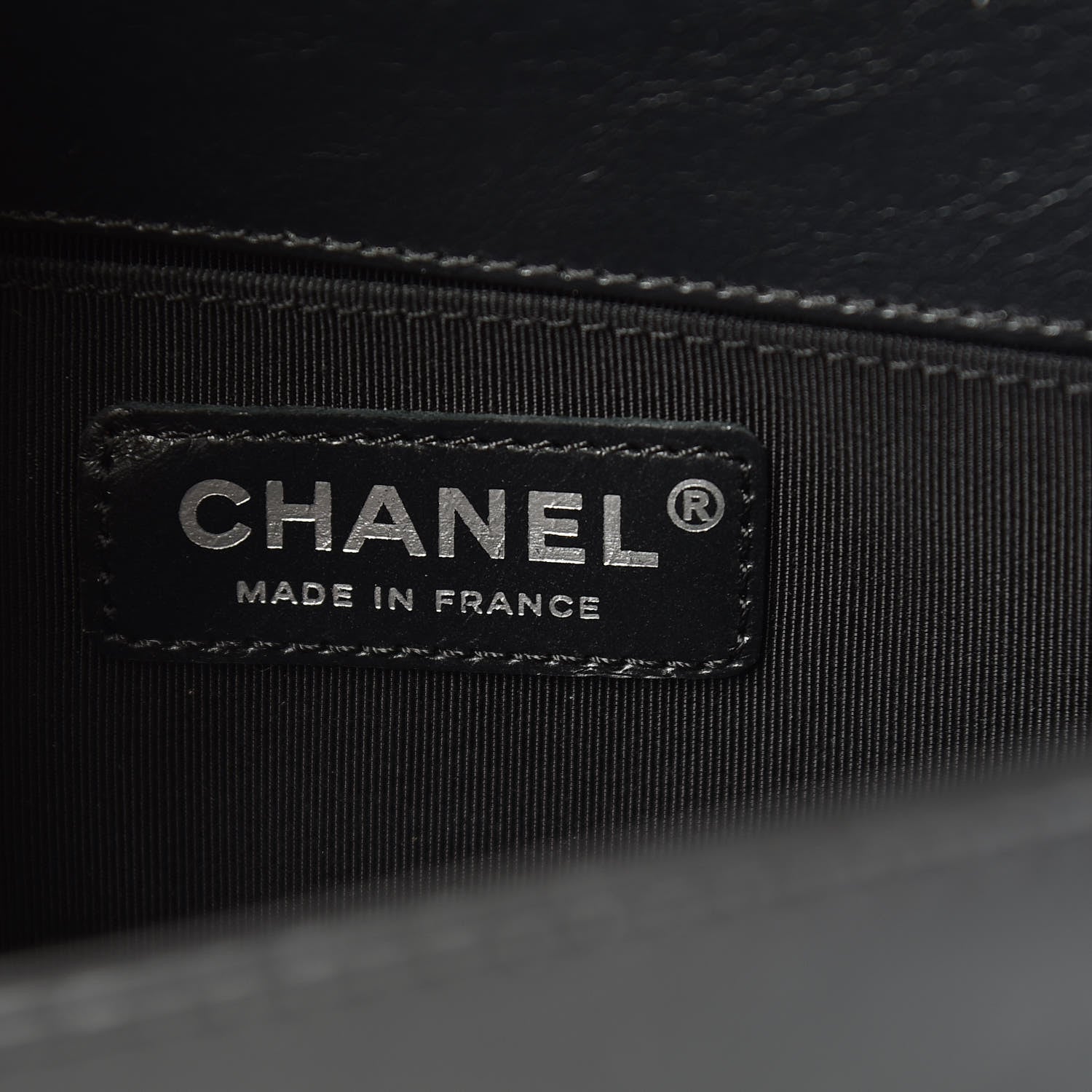 Chanel Shiny Goatskin Quilted Small Boy Top Handle Flap Charcoal 6 of 10