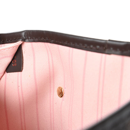 Louis Vuitton Damier Ebene Neo Neverfull MM Rose Ballerine 10 of 11