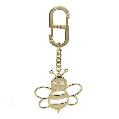 Christian Dior x KAWS Brass Bee Charm Key Ring Gold 1 of 5