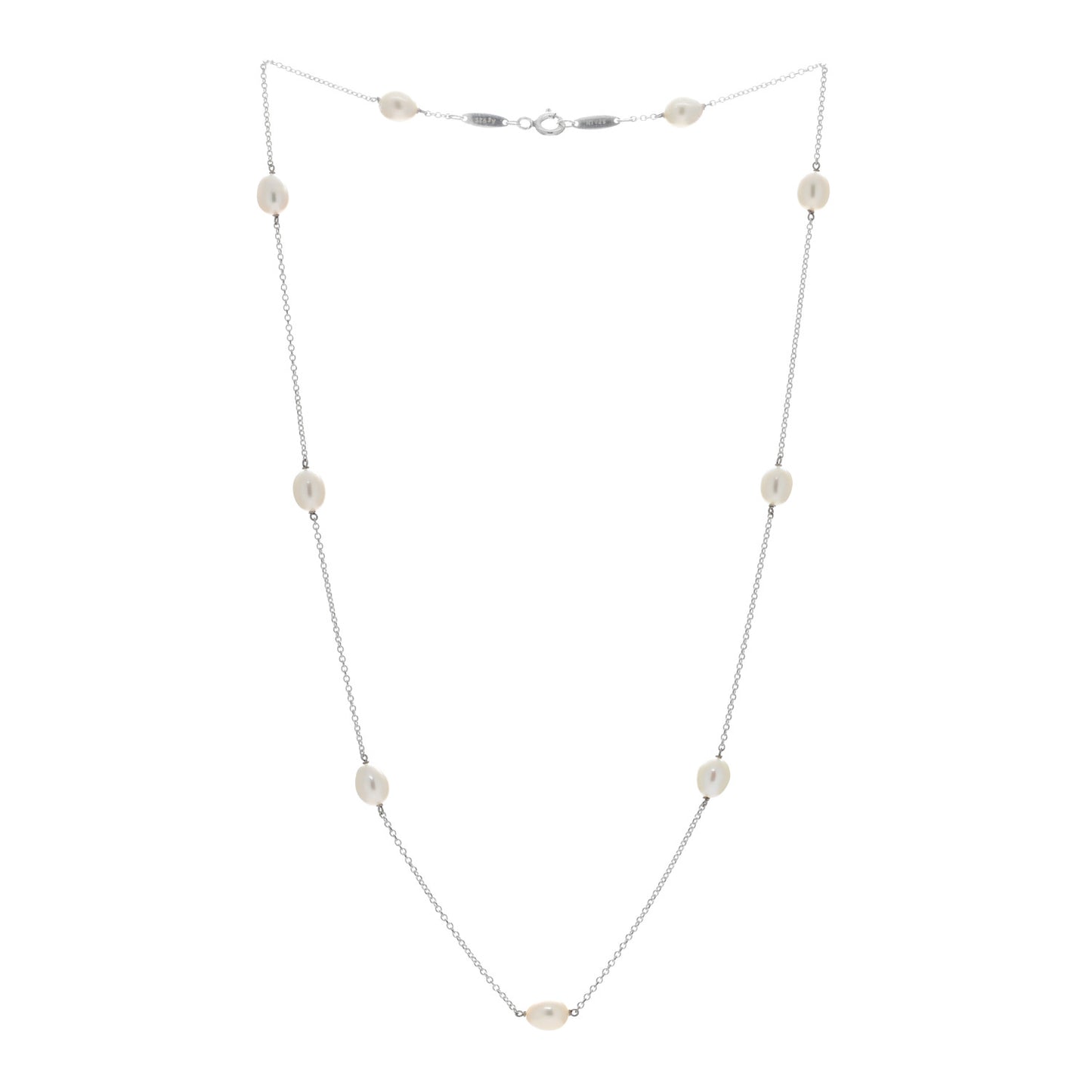 Sterling Silver Pearl Elsa Peretti Pearls By The Yard Necklace