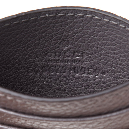 Gucci Grainy Calfskin Zumi Card Holder Dusty Grey 6 of 7