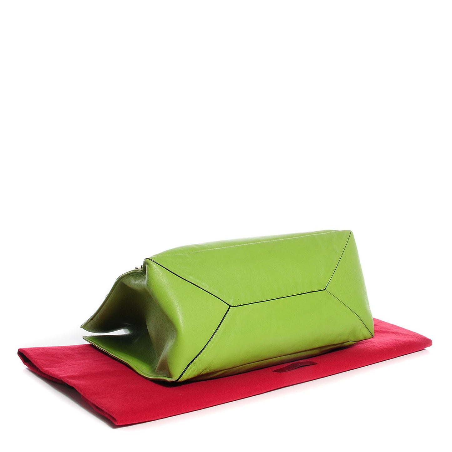 Nappa Medium Rockstud Soft Tote Pop Apple