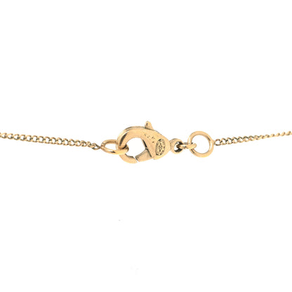 Chanel Baguette Crystal CC Necklace Light Gold 4 of 6