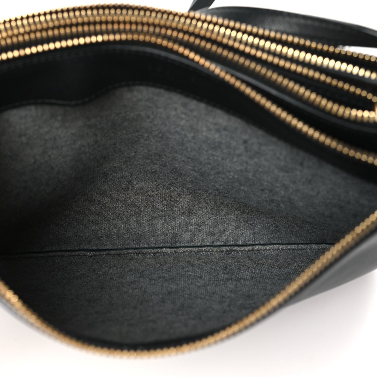 Lambskin Large Trio Crossbody Bag Black