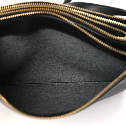 Celine Lambskin Large Trio Crossbody Bag Black 5 of 11