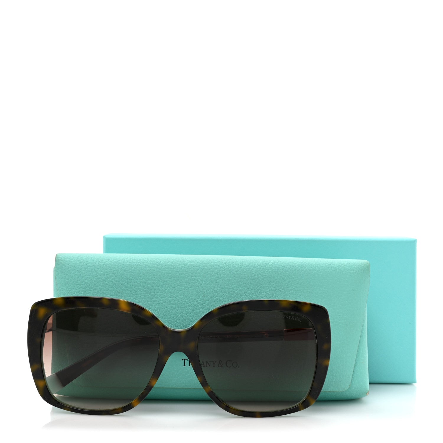 Tiffany Acetate Metal TF4171F Sunglasses Havana Blue 10 of 10