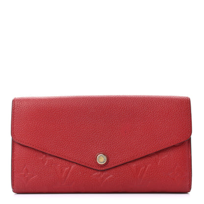Louis Vuitton Empreinte Sarah Wallet NM Cherry 1 of 8