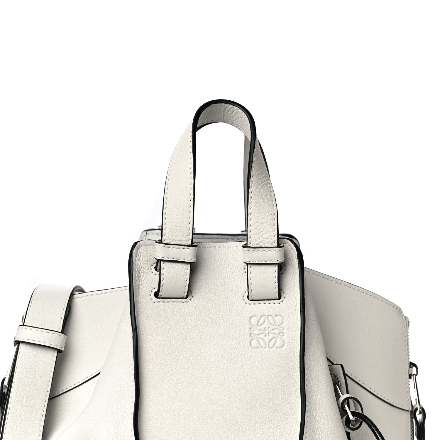 Loewe Grained Calfskin Small Hammock Shoulder Bag Soft White 9 of 19