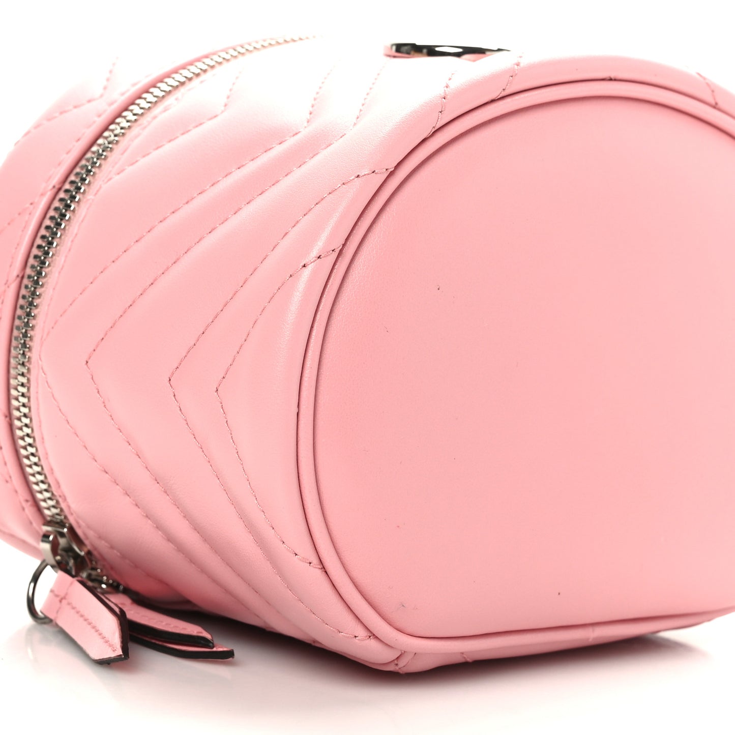 Calfskin Matelasse GG Marmont Vanity Cosmetic Case Wild Rose