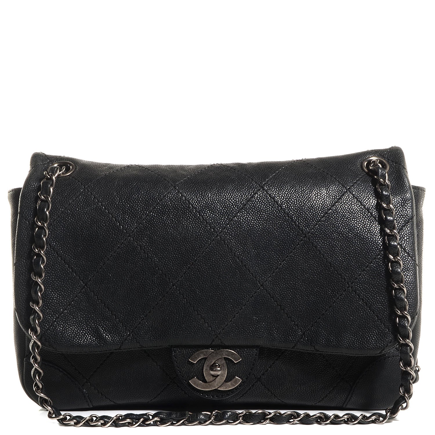 Chanel Caviar Outdoor Ligne Flap Black 1 of 8